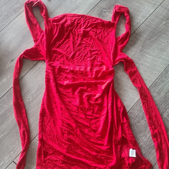 Halara Red Mini Dress - Picture 1 of 3